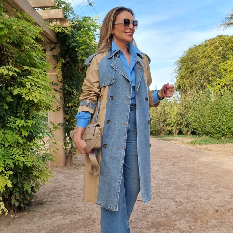 Trench Combinado Denim Chincha Rabi A Shop